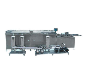 Ultrasonic bottle washing machine