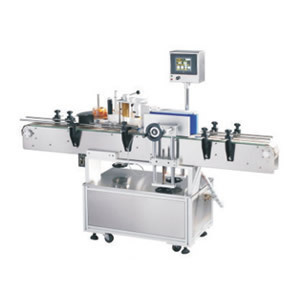 Vertical self-adhesive labeling machine
